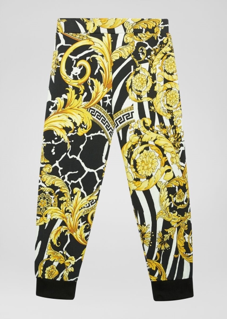 Pantaloni De Trening Versace Savage Barocco Print Baieti | NQYHIBC-15